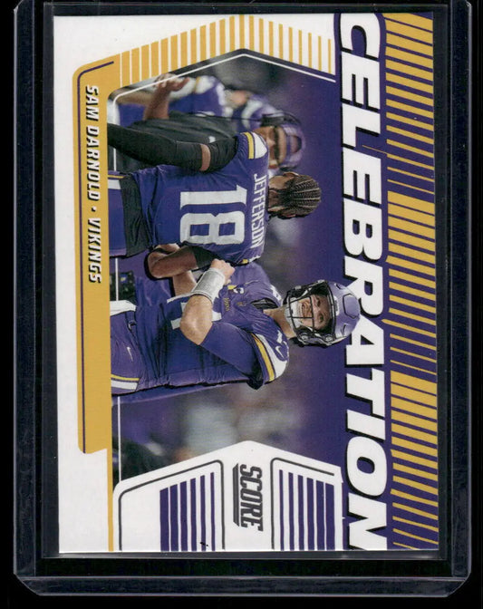 2025 Panini Score Celebration Sam Darnold #C5DA Football - Football Card