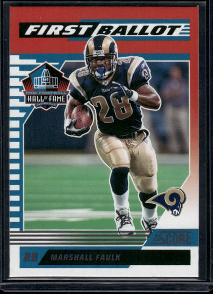2025 Panini Score First Ballot Marshall Faulk #5 Football - Football Card