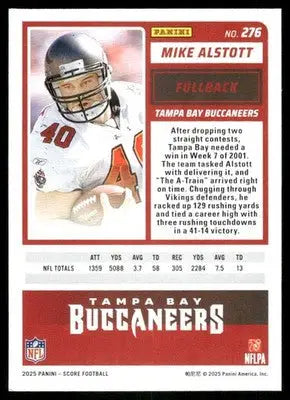 2025 Panini Score Football Mike Alstott #276 Football - Football Card