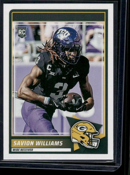 2025 Panini Score Football Savion Williams #54 RC Football - Football Card