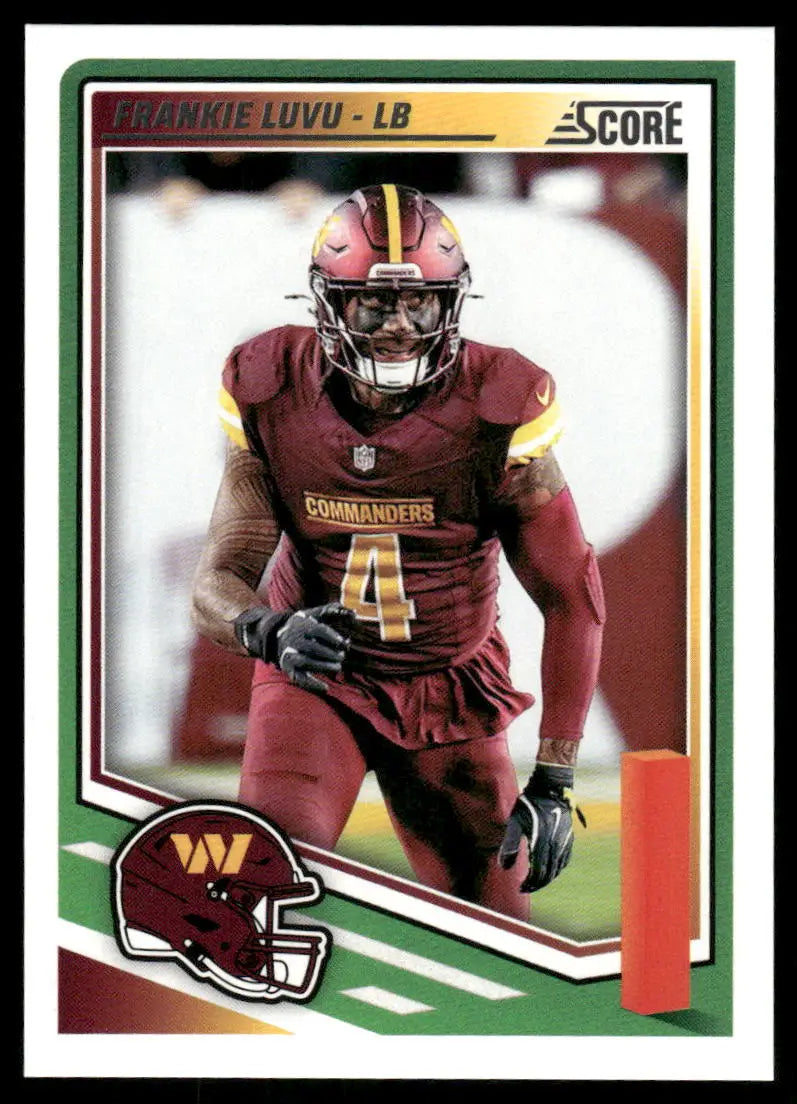 2025 Panini Score Frankie Luvu #108 Football - Football Card
