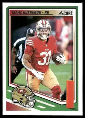 2025 Panini Score Isaac Guerendo #259 Football - Football Card