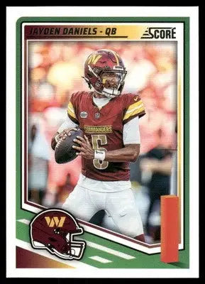 2025 Panini Score Jayden Daniels #195 Football - Trading Card