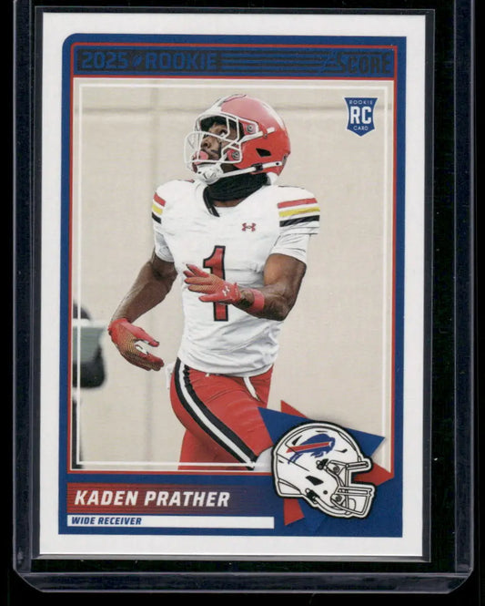 2025 Panini Score Kaden Prather #19 RC Football - Football Card