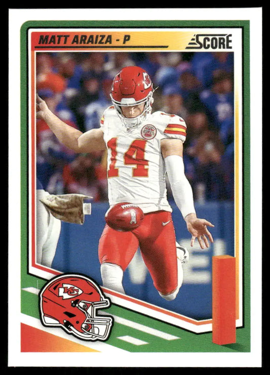 2025 Panini Score Matt Araiza #288 Football - Football Card