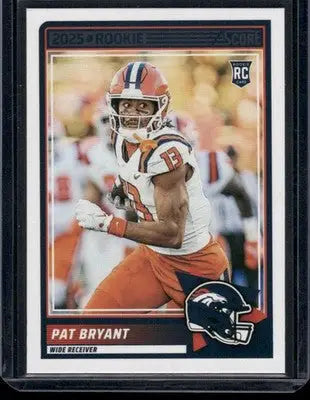 2025 Panini Score Pat Bryant #64 RC Football - Trading Card