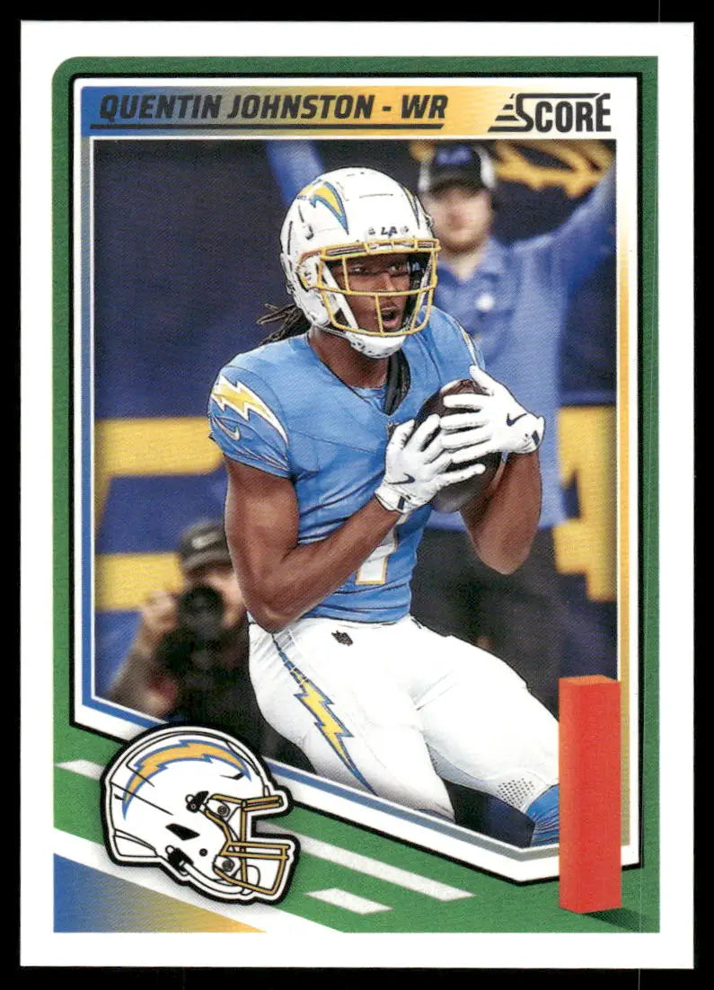 2025 Panini Score Quentin Johnston #130 Football - Trading Card