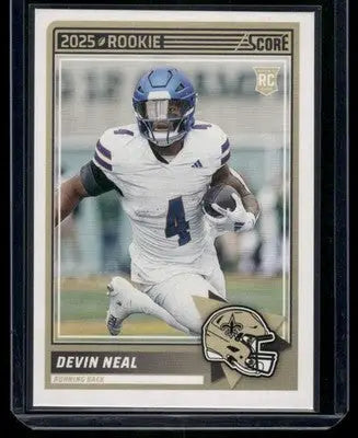 2025 Panini Score Rookie Devin Neal #40 RC Football - Trading Card