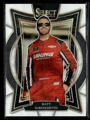 2025 Panini Select #19 Matt DiBenedetto White Prizms #/99 - Collectible Card