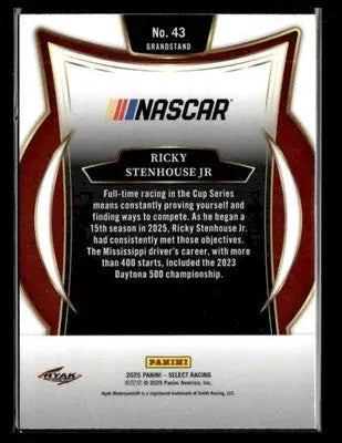 2025 Panini Select #43 Ricky Stenhouse Jr - Trading Card