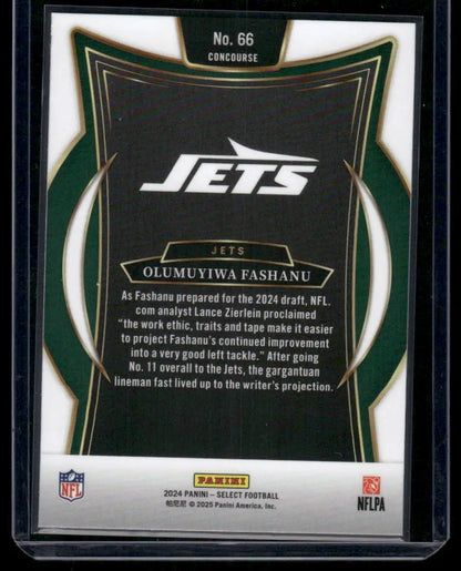 2025 Panini Select Football Olumuyiwa Fashanu #66 Concourse RC Football - Football Card