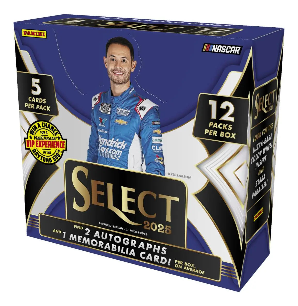 Image of 2025 Panini Select Racing Hobby Box with Panini NASCAR Select 2025 trading cards