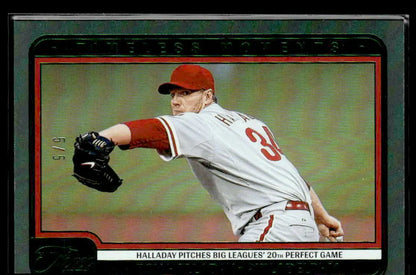 2025 Panini Three and Two #9 Roy Halladay Timeless Moments Emerald #5/5 - Trading Card