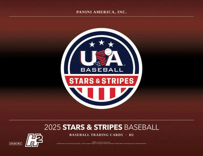Baseball trading card box from 2025 Panini USA Stars & Stripes National Team development program