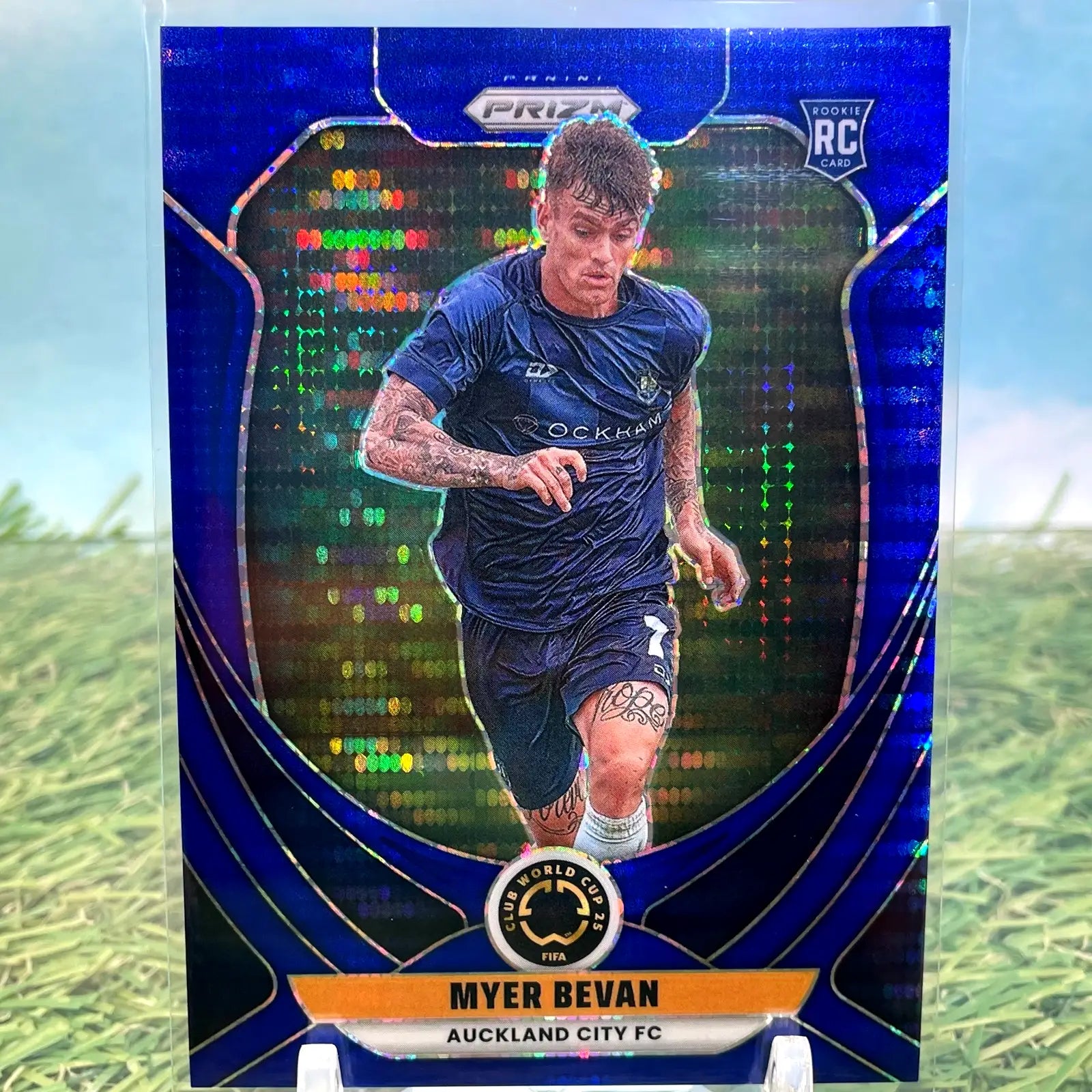 2025 Prizm FIFA Club World Cup Blue Pulsar Prizm /299 Myer Bevan RC