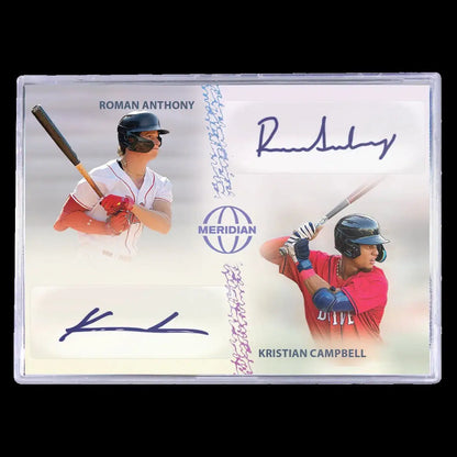 Autographed baseball card featuring Paul Skenes from Pulse Meridian Baseball Hobby Box