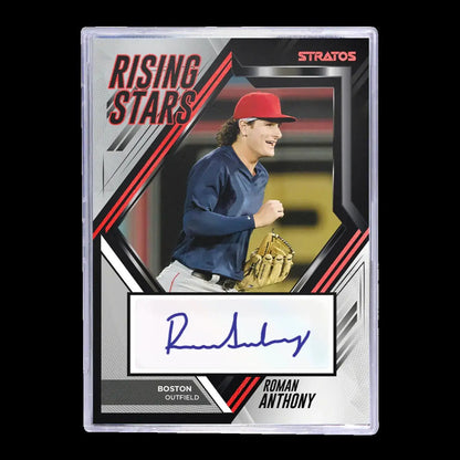 Roman Anthony baseball card from 2025 Pulse Stratos Baseball Hobby Box
