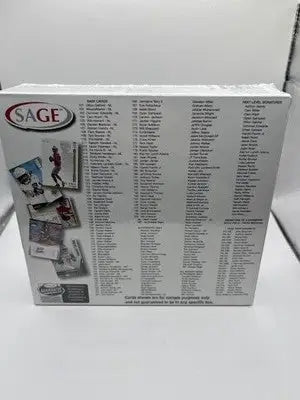 Sealed box of football trading cards from 2025 Sage High Series Football Hobby Box
