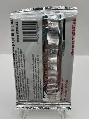 Sealed 2023 SAGE High Series Football Hobby Pack with autographed cards