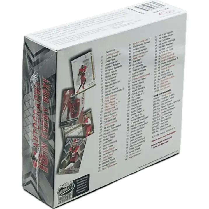 Football trading card box from 2025 Sage Low Series Football Hobby Box