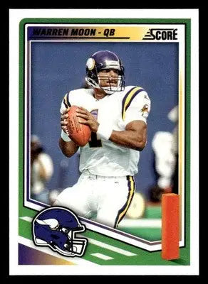Warren Moon football card from 2025 Score #178 featuring Minnesota Vikings player
