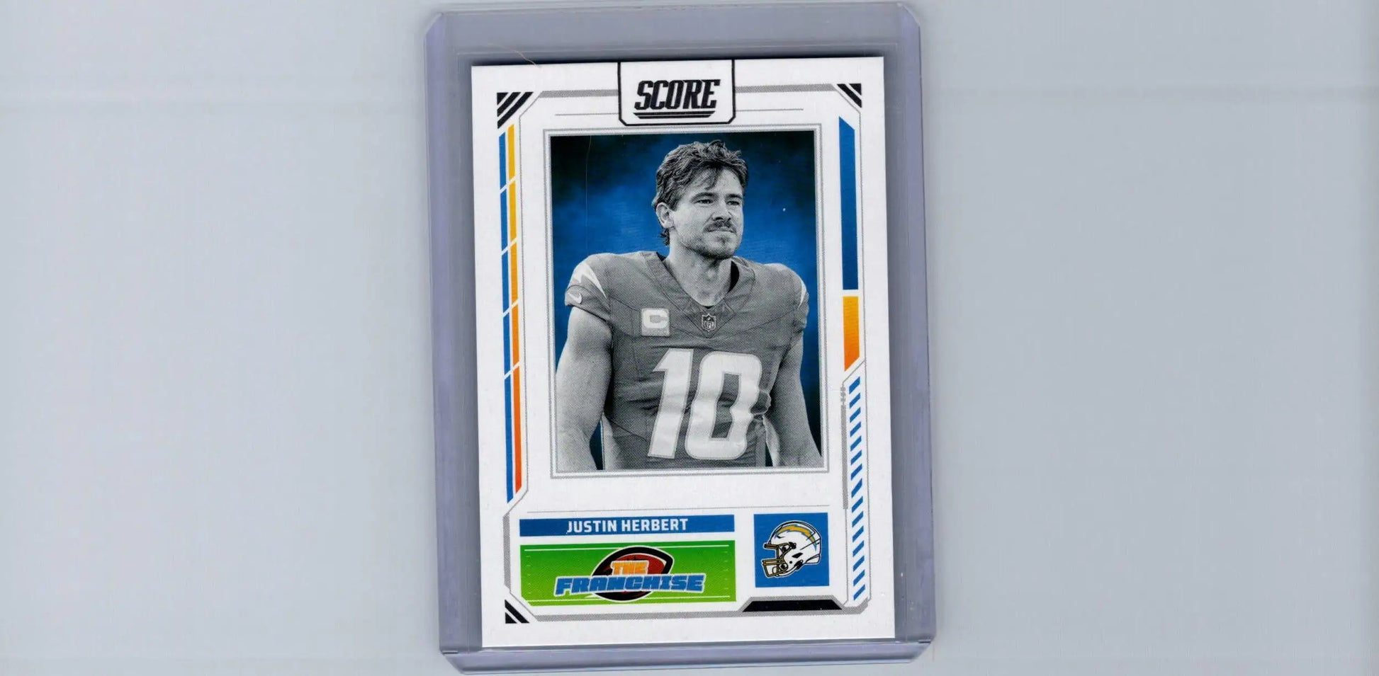 Justin Herbert football card 2025 Score The Franchise collectible product