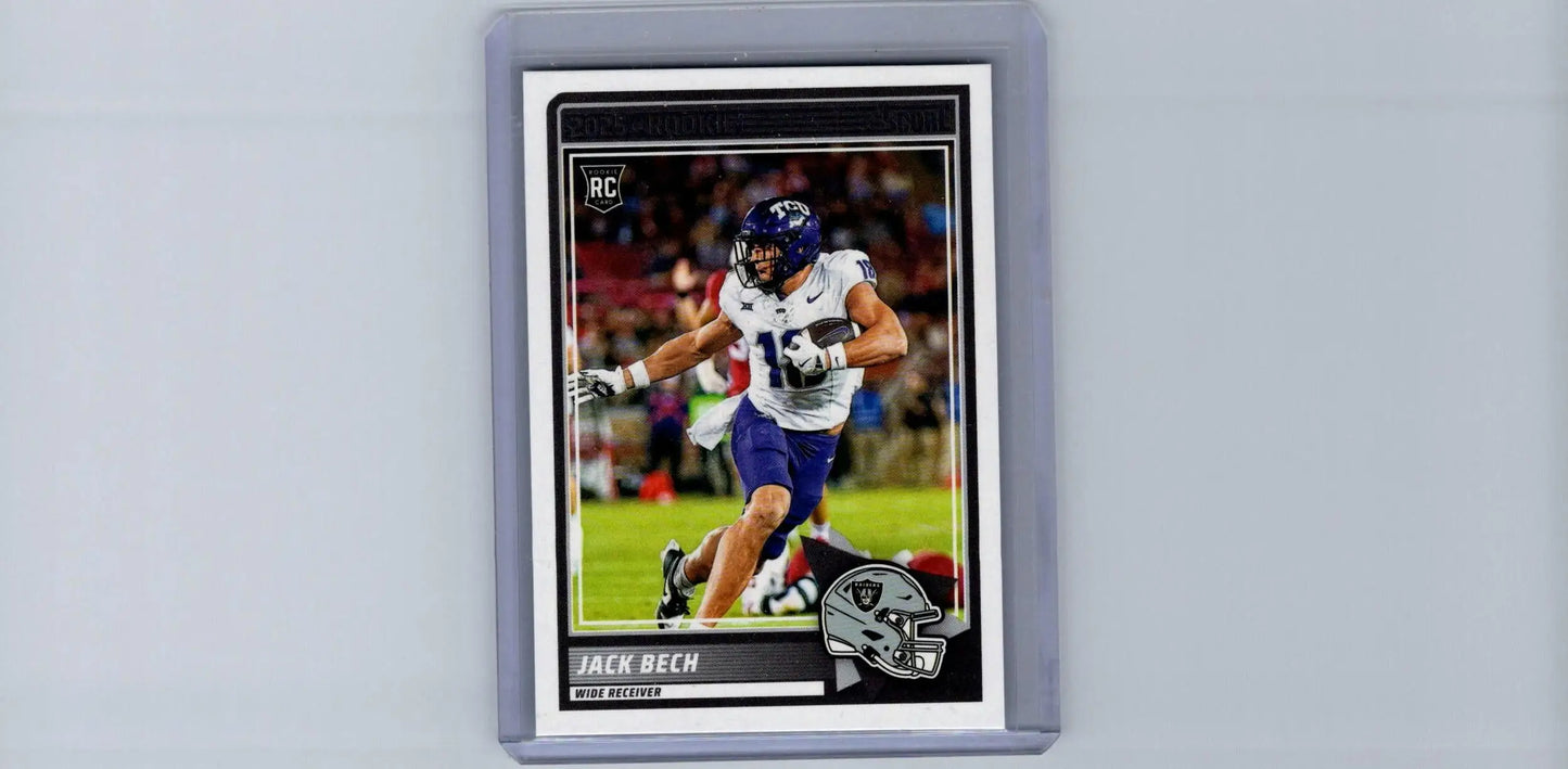 2025 Score Jack Bech rookie card showcasing collectible sports memorabilia