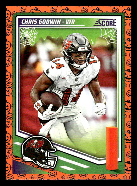 Chris Godwin Tampa Bay Buccaneers Halloween-themed trading card 2025 Score-A-Treat #188