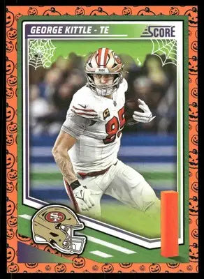 Football card of George Kittle from 2025 Score A Treat George Kittle #168
