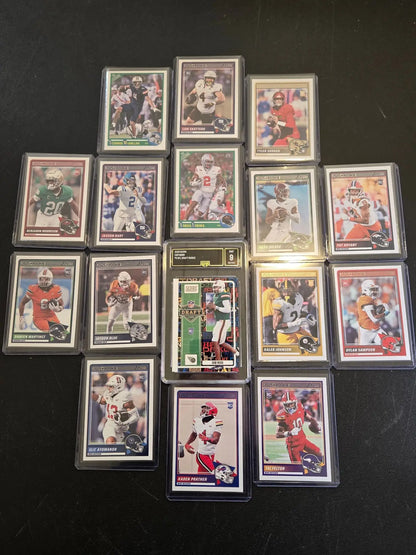 2025 Score Rookie Football Card Lot 16 RCs Cam Ward Draft Insert GMA 9 Assorted - Football Cards