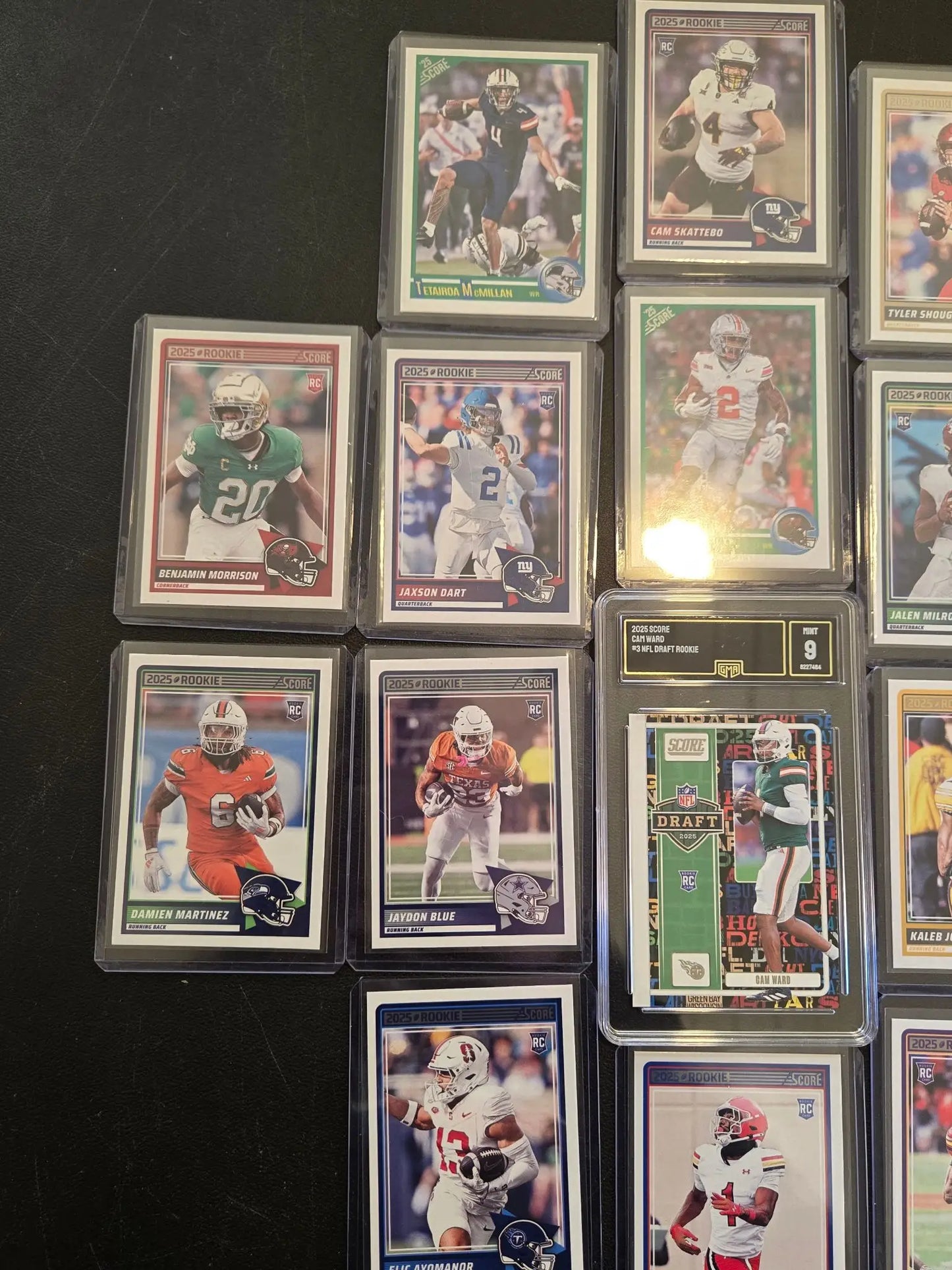 2025 Score Rookie Football Card Lot 16 RCs Cam Ward Draft Insert GMA 9 Assorted - Football Cards