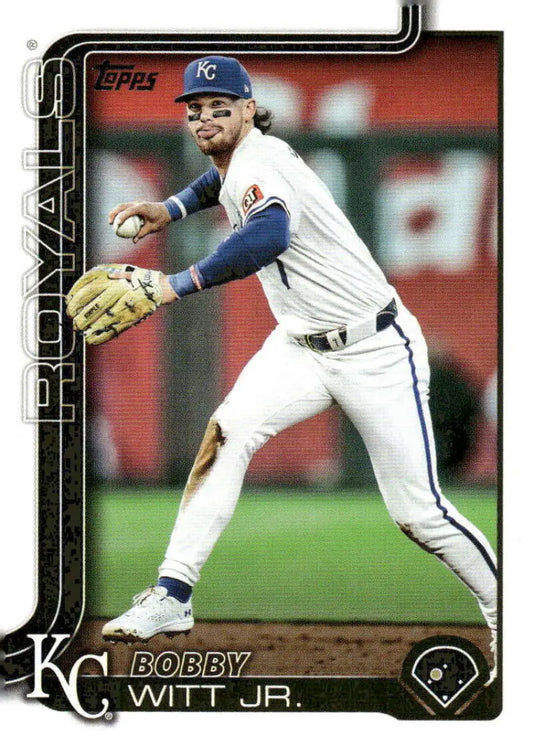 2025 Topps Bobby Witt Jr. Kansas City Royals baseball card for collectors
