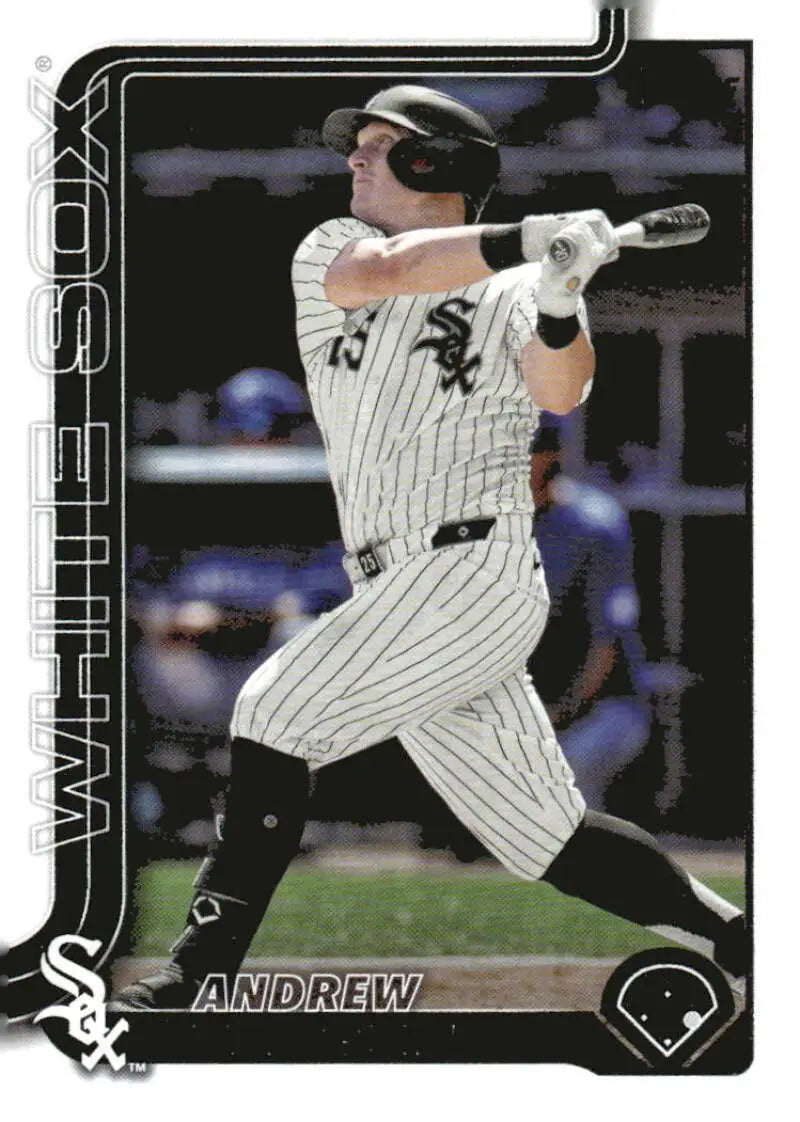 Chicago White Sox Andrew Vaughn baseball card from 2025 Topps series