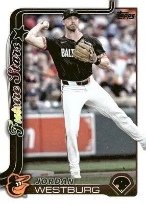 Original gloss Jordan Westburg baseball card 2025 Topps #142 NM-MT Orioles