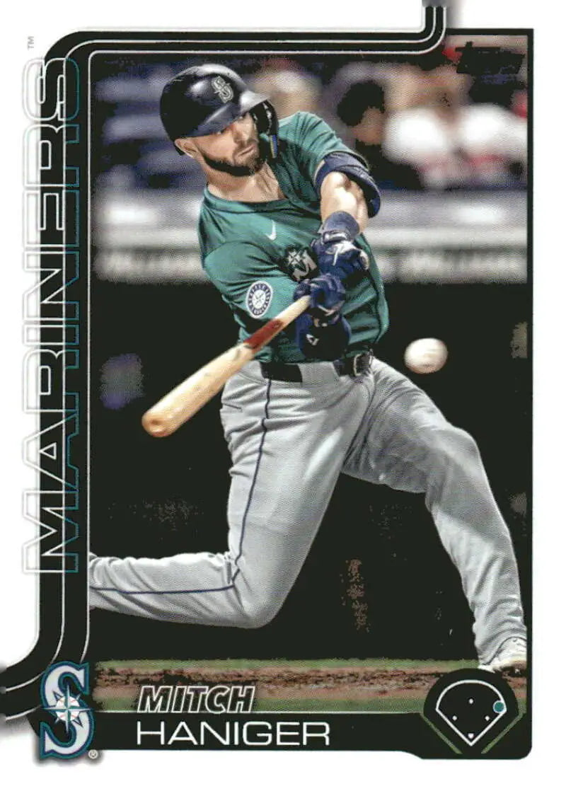 Seattle Mariners Mitch Haniger baseball card from 2025 Topps series