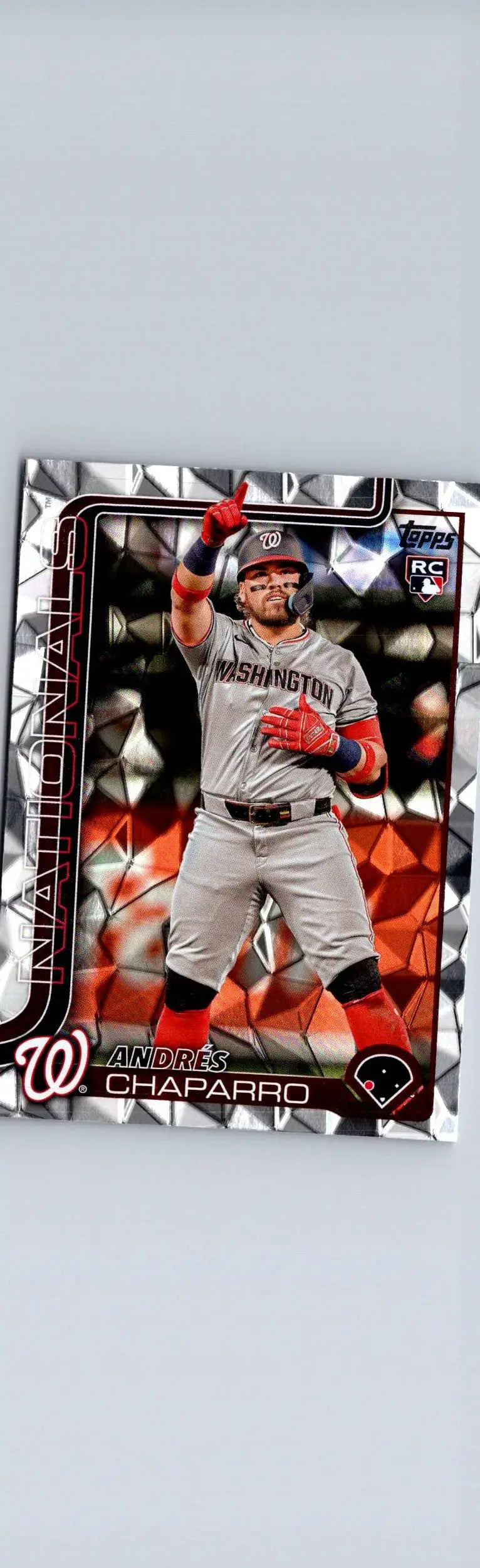 Baseball card of Andres Chaparro from 2025 Topps #167 Chaparro Diamante Foil