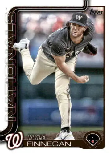 2025 Topps Kyle Finnegan baseball card with original gloss NM-MT Nationals