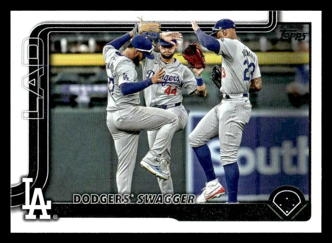 2023 Topps Series 1 Dodgers Swagger baseball card in 2025 Topps Dodgers Swagger product