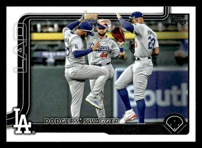 2023 Topps Series 1 Dodgers Swagger baseball card in 2025 Topps Dodgers Swagger product