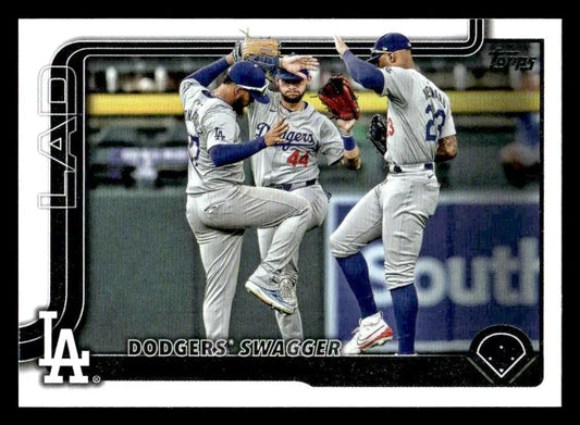 2023 Topps Series 1 Dodgers Swagger baseball card in 2025 Topps Dodgers Swagger product