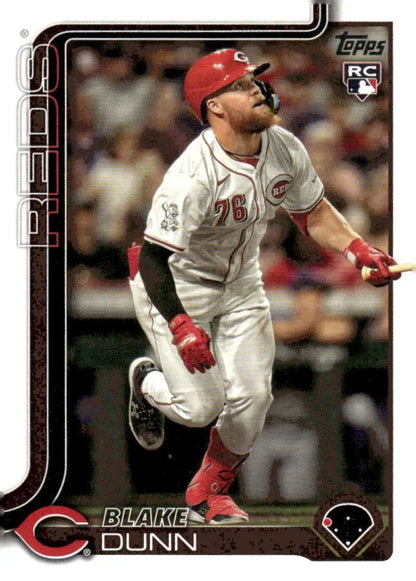 Blake Dunn Cincinnati Reds baseball card from 2025 Topps #274 rookie series