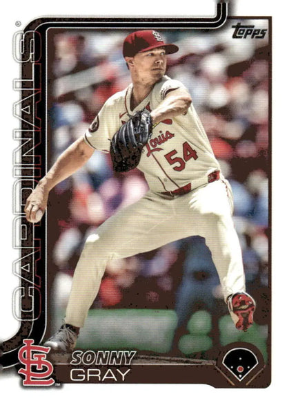 Sonny Gray Louisville Cardinals baseball card from 2025 Topps #306 NM-MT
