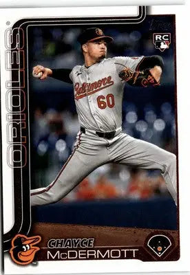 Chayce McDermott baseball card from 2025 Topps #32 showcasing Chayce McDermott reduces