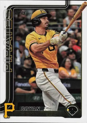 Original gloss Bryan Reynolds baseball card NM-MT from 2025 Topps #638 Pirates