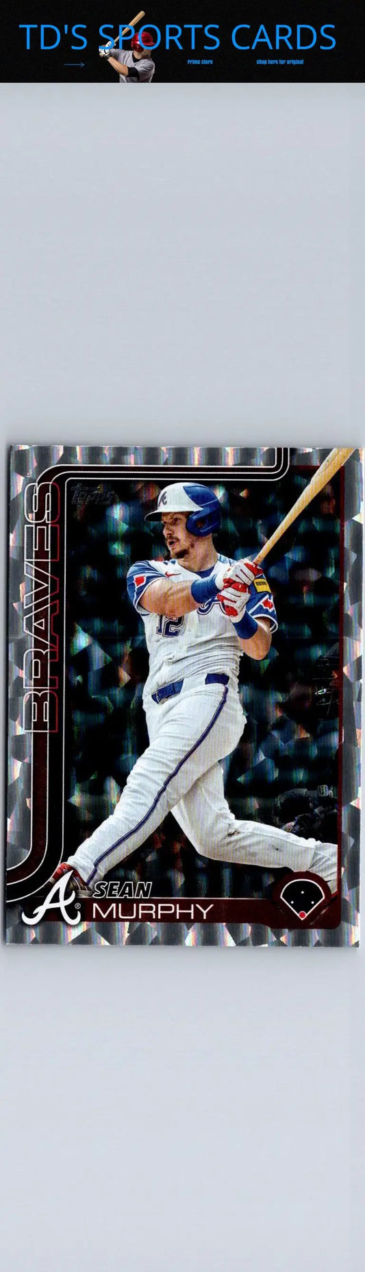 Baseball card of Sean Murphy in 2025 Topps Murphy Diamante Foil series