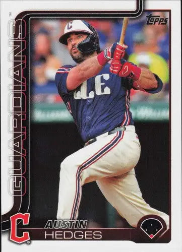 Original gloss baseball card of Austin Hedges NM-MT from 2025 Topps Series
