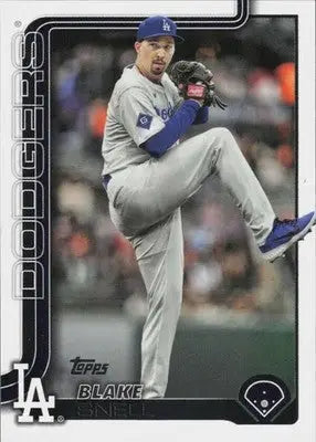 Original gloss baseball card of Blake Snell NM-MT from 2025 Topps #676