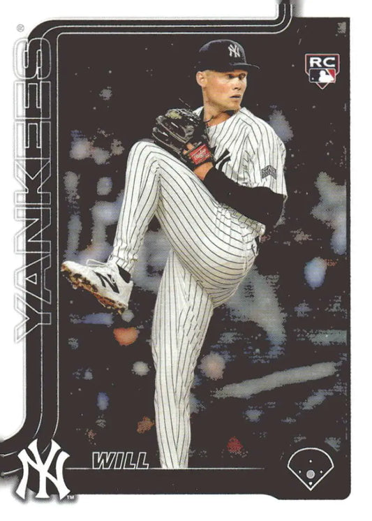 2025 Topps Willie Warren Yankees baseball card rookie NM-MT NY Yankees baseball collectible