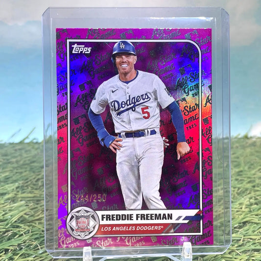 Freddie Freeman Los Angeles Dodgers trading card from 2025 Topps All-Star Game series