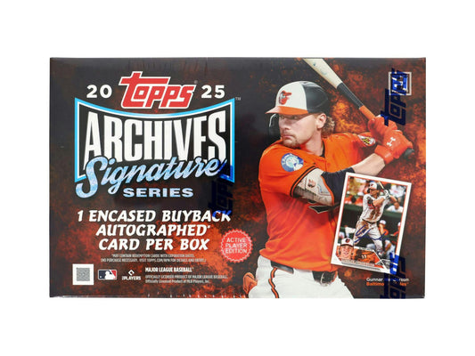 2025 Topps Archives Signature Series Baseball Hobby Box | Columbia Sports Cards